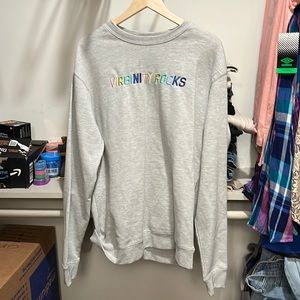 “virginity rocks”, Danny Duncan, sweatshirt